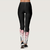 Pink Mandala Kunstwerk trendige Sommer und Frühlin Leggings (Rückseite)