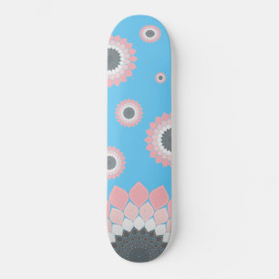 Pink Mandala Kunstwerk trendige Sommer und Frühlin Skateboard