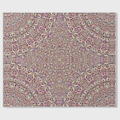 Pink Mandala Luxury Geschenkpapier (Flach)