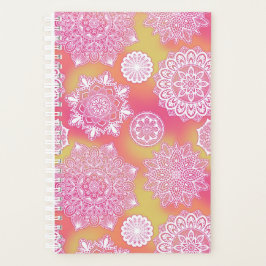 Pink Mandala Planner Planer