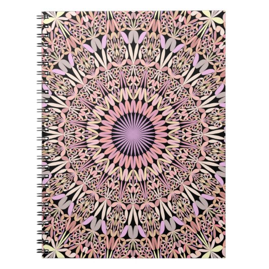 Pink Mandala stylish Notizblock (Vorderseite)