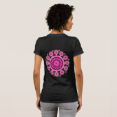 Pink Mandala T-Shirt (Schwarz voll)
