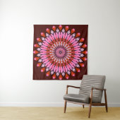 Pink Mandala Wandteppich (Beispiel (Horizontal))
