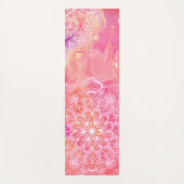 Pink Mandala Yoga Mat Yogamatte (Vorderseite)