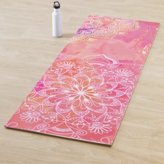 Pink Mandala Yoga Mat Yogamatte (Beispiel)