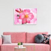 Pink Mandevilla Vine Leinwanddruck (Insitu (Wohnzimmer))