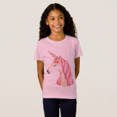 Pink Mane Unicorn T-Shirt (Vorne ganz)