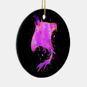 Pink Manta Ray Keramik Ornament (Rechts)