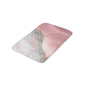 Pink Marble Agate Badematte (Schrägansicht)