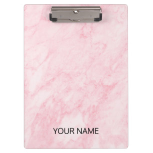 Pink Marble Anpassen der Zwischenablage Klemmbrett