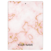 Pink Marble Anpassen der Zwischenablage Klemmbrett (Rückseite)