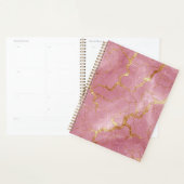 Pink Marble Background With Gold Veins Planer (Anzeige)