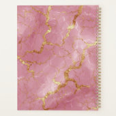 Pink Marble Background With Gold Veins Planer (Rückseite)