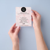 Pink Marble Beauty Salon Flyer (Gruppe)