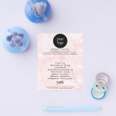 Pink Marble Beauty Salon Flyer (Einzeln)