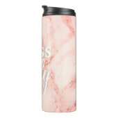 Pink Marble Boss Lady Thermosbecher (Nach rechts gedreht)