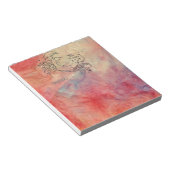 Pink Marble Cancer Notepad Notizblock (angewinkelt)