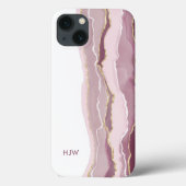 Pink Marble iPhone Case (Rückseite)