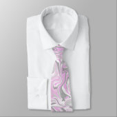 Pink Marble Men-Designer-Krawatte Krawatte (Gebunden)