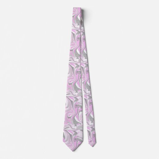 Pink Marble Men-Designer-Krawatte Krawatte (Vorderseite)