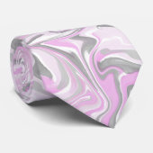 Pink Marble Men-Designer-Krawatte Krawatte (Gerollt)
