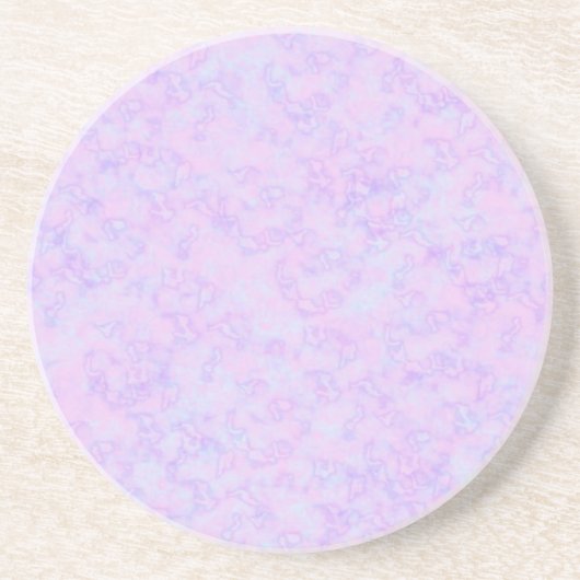 Pink Marble Pastell Sandstone Untersetzer (Vorne)