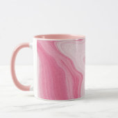 Pink Marble Swirl Pattern – Aesthetic Abstract Tasse (Links)