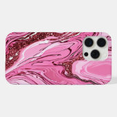 Pink Marble Traum iPhone Hülle (Rückseite (Horizontal))