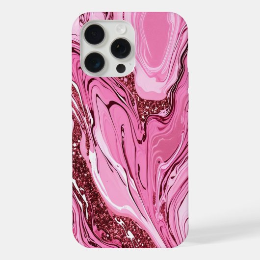Pink Marble Traum iPhone Hülle (Rückseite)