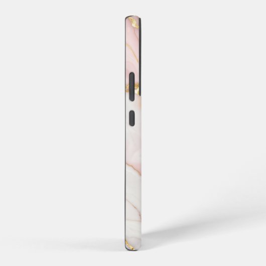 Pink Marble with Gold Veins – Elegant Design Samsung Galaxy Hülle (Rechte Seite)