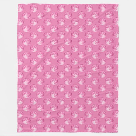 Pink Marbles Muster Fleecedecke (Vorderseite)