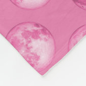 Pink Marbles Muster Fleecedecke (Ecke)