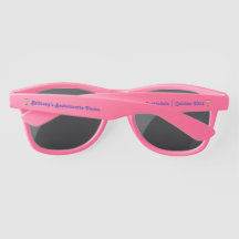 Pink Margarita Bachelorette Fiesta Sonnenbrille