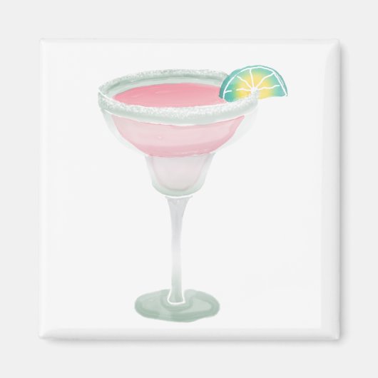 Pink Margarita Magnet (Vorne)