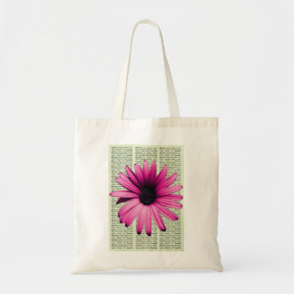 PINK MARGUERITE DAISY TRAGETASCHE