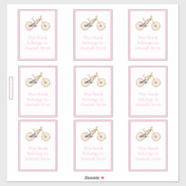 Pink Mariah Mountain Bike Buchzeichen Aufkleber