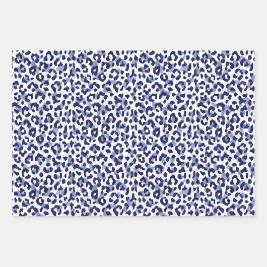 Pink Marine Leopard Druck Geschenkpapier (Vorderseite)