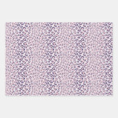 Pink Marine Leopard Druck Geschenkpapier Set (Vorderseite 3)
