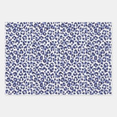 Pink Marine Leopard Druck Geschenkpapier Set (Vorderseite)