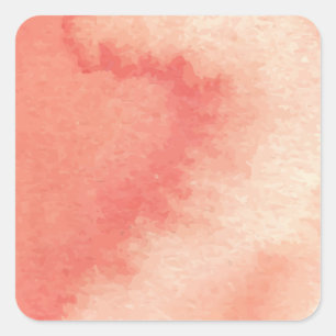Pink Marmor Muster Gradient Watercolor Square Sti Quadratischer Aufkleber