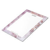 Pink-Marmor Textur-Editor Notizblock (angewinkelt)
