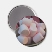 Pink Marshmallow Magnet (Vorderseite/Rückseite)