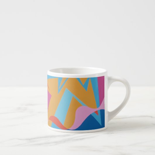 Pink Martini Abstract Espresso Mug Espressotasse (Rechts)