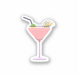 Pink Martini Aufkleber