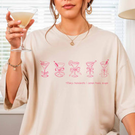 Pink Martini Bachelorette Cover Up oder Sleep T-Shirt