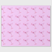 Pink Martini Geschenkpapier (Flach)