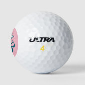 Pink Martini Monogram Golfball (Logo)