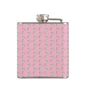 Pink Martini Monogramm Flachmann (Rückseite)