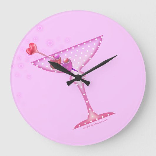 PINK MARTINI WANDUHR (Vorderseite)
