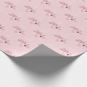 Pink Martini Weihnachten Geschenkpapier (Ecke)